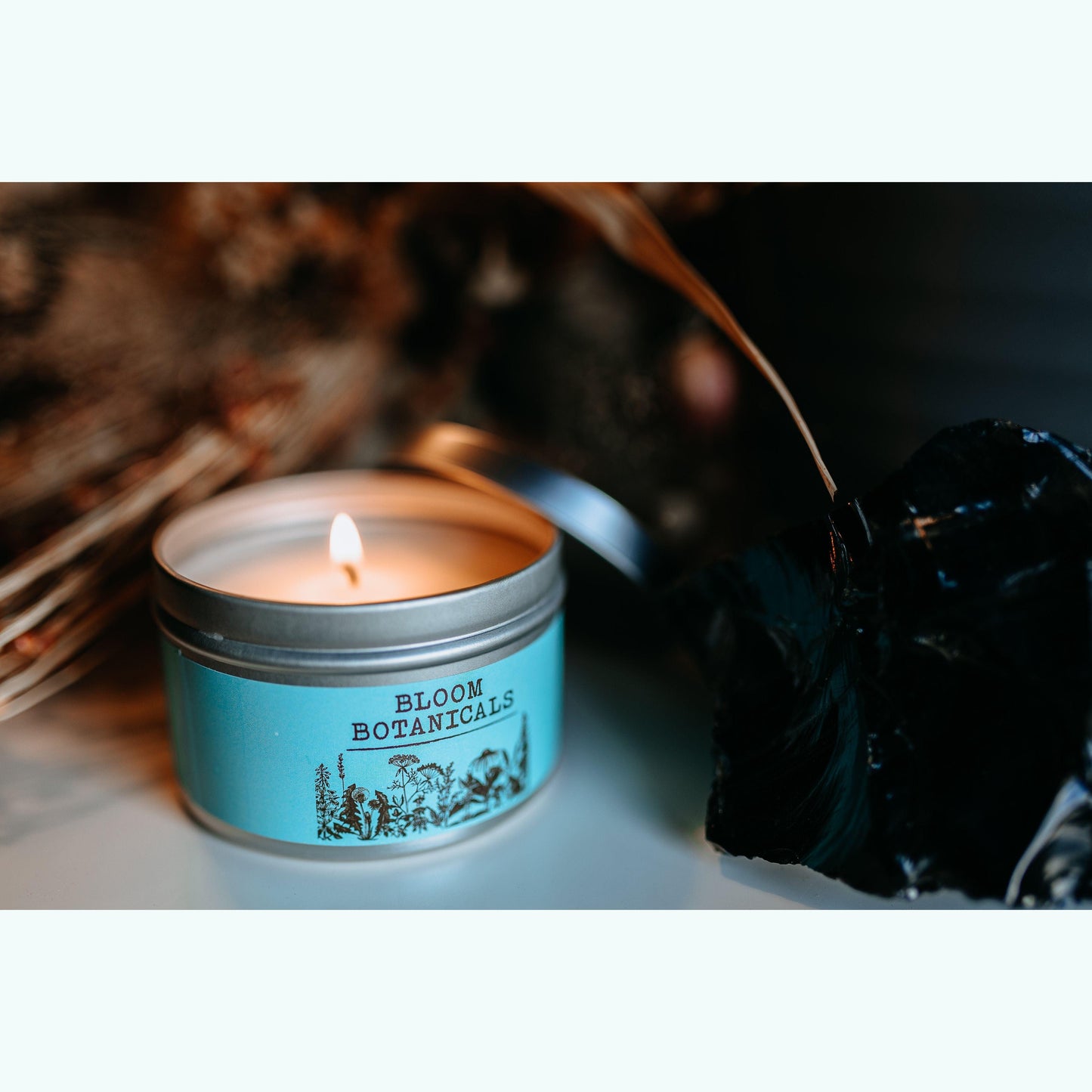 Citrus & Sage Natural Aromatherapy Candle - Bloom Botanicals